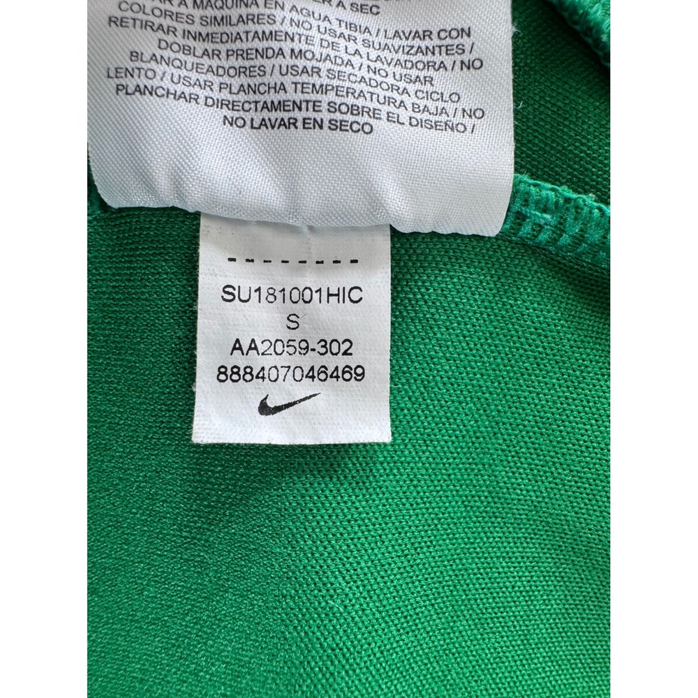 Nike Dri-FIT Green Full Zip Track Jacket Mens Small Training Top - Picture 2 of 11